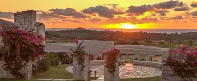 Paesaggio naturale nelle vicinanze della villa