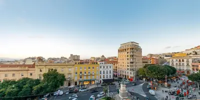 Vista generica su Cagliari o vista sulla città dall'interno dell'hotel