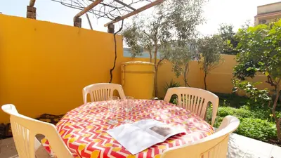 Giardino di Yellow House-Villetta a due passi dal mare