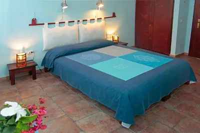 Letto o letti in una camera di Alba B&B