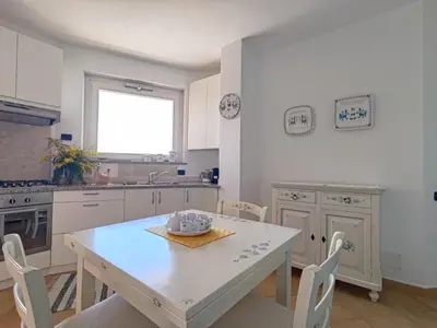 Cucina o angolo cottura di Splendida vista sul mare