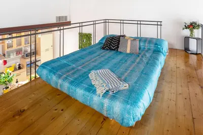Letto o letti in una camera di Casa Kawaii