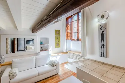 Area soggiorno di Suite Dreams Cagliari Loft