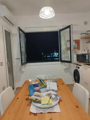 Cucina o angolo cottura di Sky and Sea Apartment Calasetta
