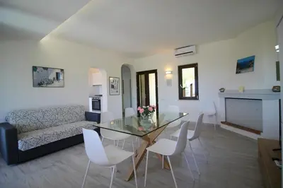 Area soggiorno di Costa Rei Family Beach Apartments 300 m from the Beach