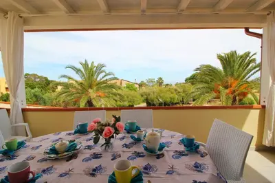Balcone o terrazza di Costa Rei Family Beach Apartments 300 m from the Beach