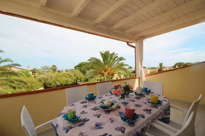 Balcone o terrazza di Costa Rei Family Beach Apartments 300 m from the Beach