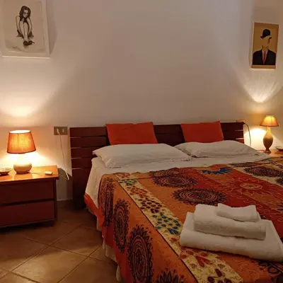 Letto o letti in una camera di Domu abi manna