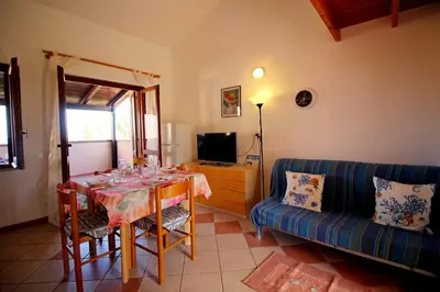 TV o dispositivi per l'intrattenimento presso Villetta Alba Costa Rei