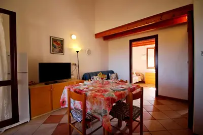TV o dispositivi per l'intrattenimento presso Villetta Alba Costa Rei