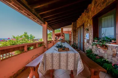 Balcone o terrazza di L'Oasi del Cervo