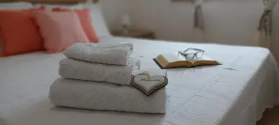 Letto o letti in una camera di Holiday Home Sole e luna Wi-Fi free