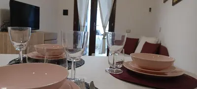 TV o dispositivi per l'intrattenimento presso Holiday Home Sole e luna Wi-Fi free