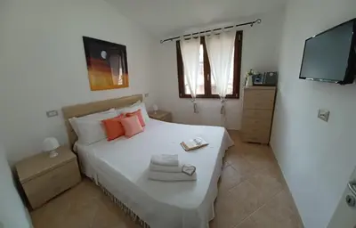 Letto o letti in una camera di Holiday Home Sole e luna Wi-Fi free