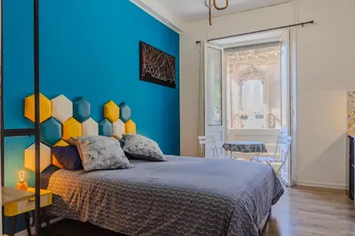 Letto o letti in una camera di Casa Remy