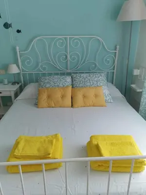 Letto o letti in una camera di Cara Catherine