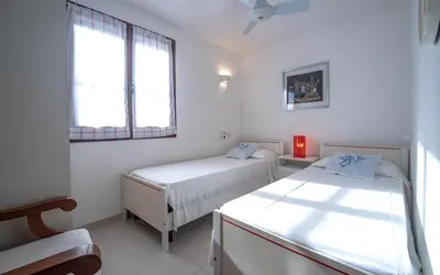 Letto o letti in una camera di Appartamenti Belvedere