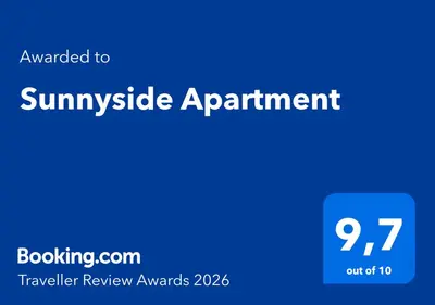 Certificato, attestato, insegna o altro documento esposto da Sunnyside Apartment