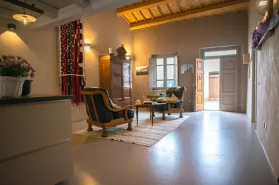 Area soggiorno di Casa Campedinese