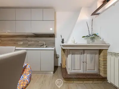 Cucina o angolo cottura di Villa Monica - Suite Scirocco