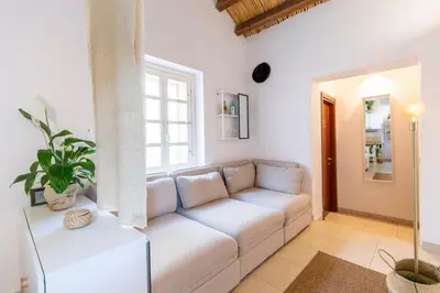 Area soggiorno di Penthouse with Terrace in historic centre