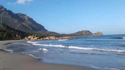 Paesaggio naturale nelle vicinanze della villa