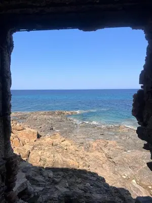 Paesaggio naturale nelle vicinanze della villa
