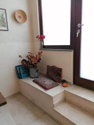 Area soggiorno di Eleonora Holiday Home 10 min from beaches