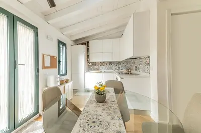 Cucina o angolo cottura di La Casetta in Marina