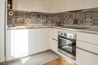 Cucina o angolo cottura di La Casetta in Marina