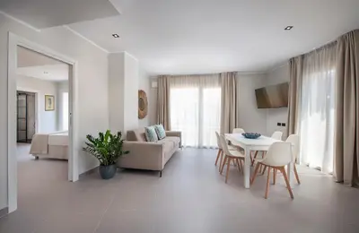 Area soggiorno di MEM Lodge and Suite