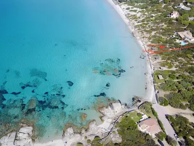 Paesaggio naturale nelle vicinanze della villa