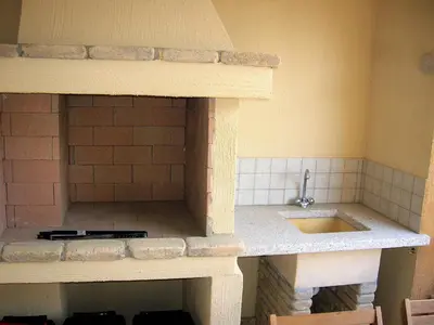 Cucina o angolo cottura di Appartamento nel cuore di Villasimius 1 piano