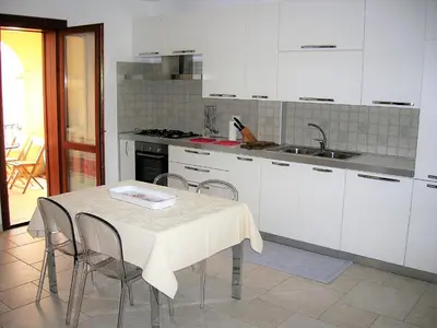 Cucina o angolo cottura di Appartamento nel cuore di Villasimius 1 piano