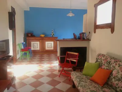 TV o dispositivi per l'intrattenimento presso Casa Ondina Ussana - Giardino, Wi-Fi, Aria Condizionata