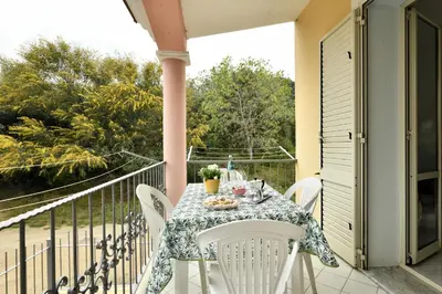 Balcone o terrazza di casa vacanza Luciano