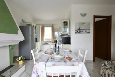 Cucina o angolo cottura di casa vacanza Luciano