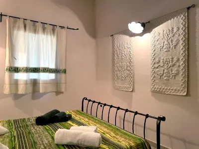 Letto o letti in una camera di Chia al mare