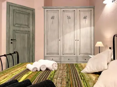 Letto o letti in una camera di Chia al mare