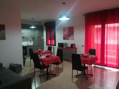 Area soggiorno di Guesthouse Loru