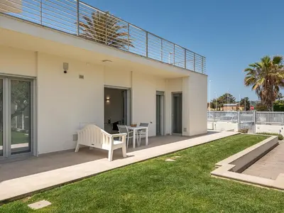 Balcone o terrazza di Luxury Poetto Apartments