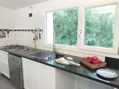 Cucina o angolo cottura di villa Dammar