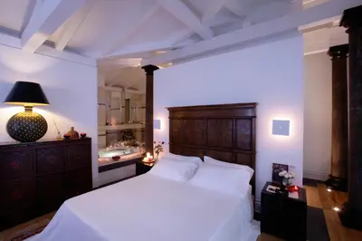 Letto o letti in una camera di Tartheshotel