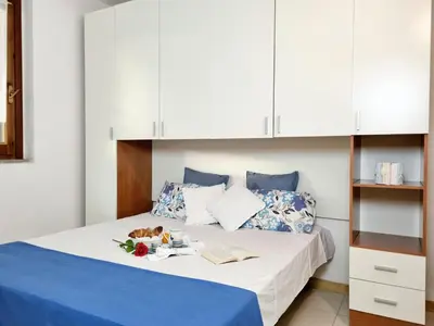 Letto o letti in una camera di Villa Mimose 100m from the beach