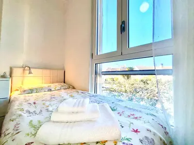 Letto o letti in una camera di Villa Poetto Beach by Home and Experience , Cagliari, Poetto