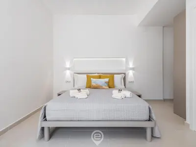 Letto o letti in una camera di Al Parco Studios - Studio Botticelli