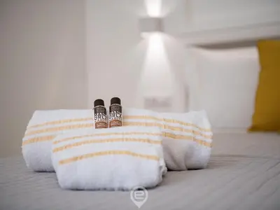 Letto o letti in una camera di Al Parco Studios - Studio Botticelli