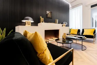 Area soggiorno di Nero Luxury Suites