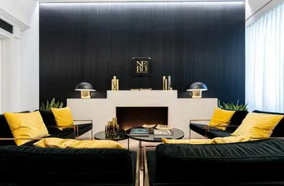Area soggiorno di Nero Luxury Suites