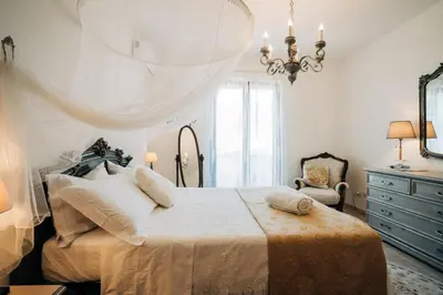 Letto o letti in una camera di Juniper Bay
